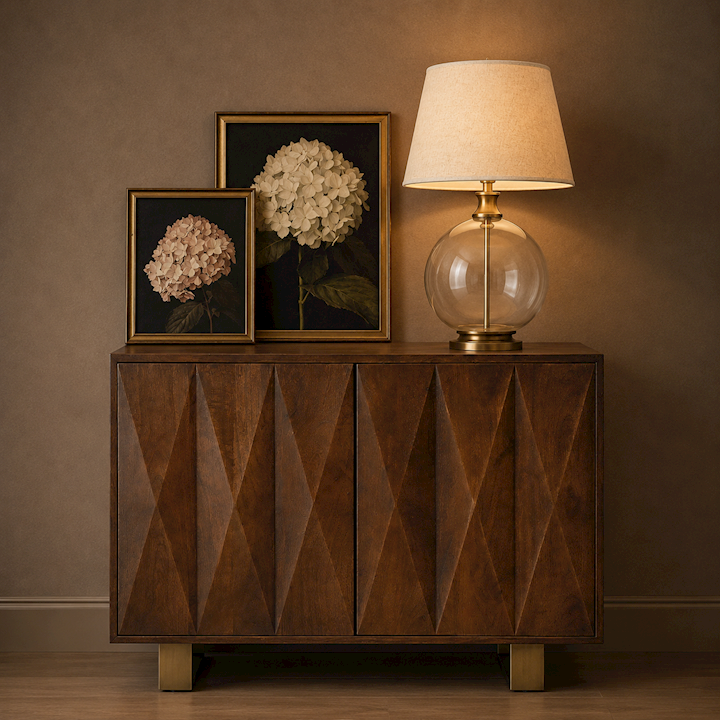 SOHO 2 DOOR SIDEBOARD 90x49x77cm